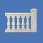 Balusters for balconies and pavilions