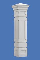 Concrete column for gates and fences