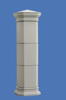 Concrete columns for gates and fences