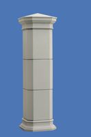 Concrete columns for gates and fences