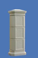 Concrete columns for gates and fences