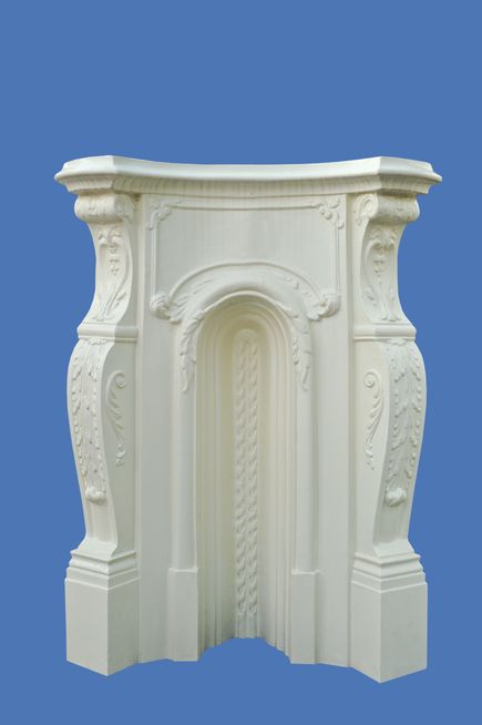 Decorative element, an addition to the fireplace