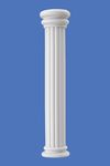 Greek column with rings
