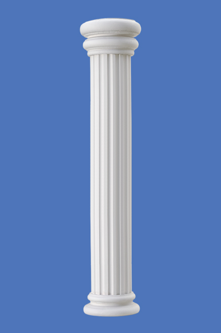 Greek column with rings